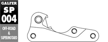 Adapter tarczy hamulcowej 270mm yamaha wr/yz 125 `01-07 yzf 250/426/450 '01-07 wrf 250/426/450 00-15